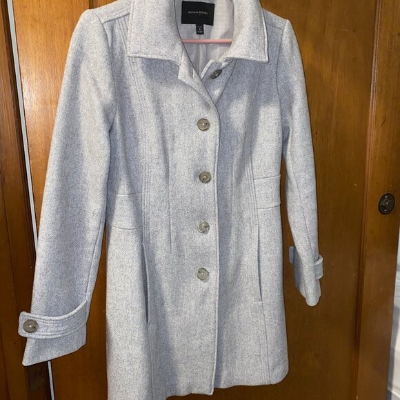 Banana Republic Jackets & Blazers - Gray Coat